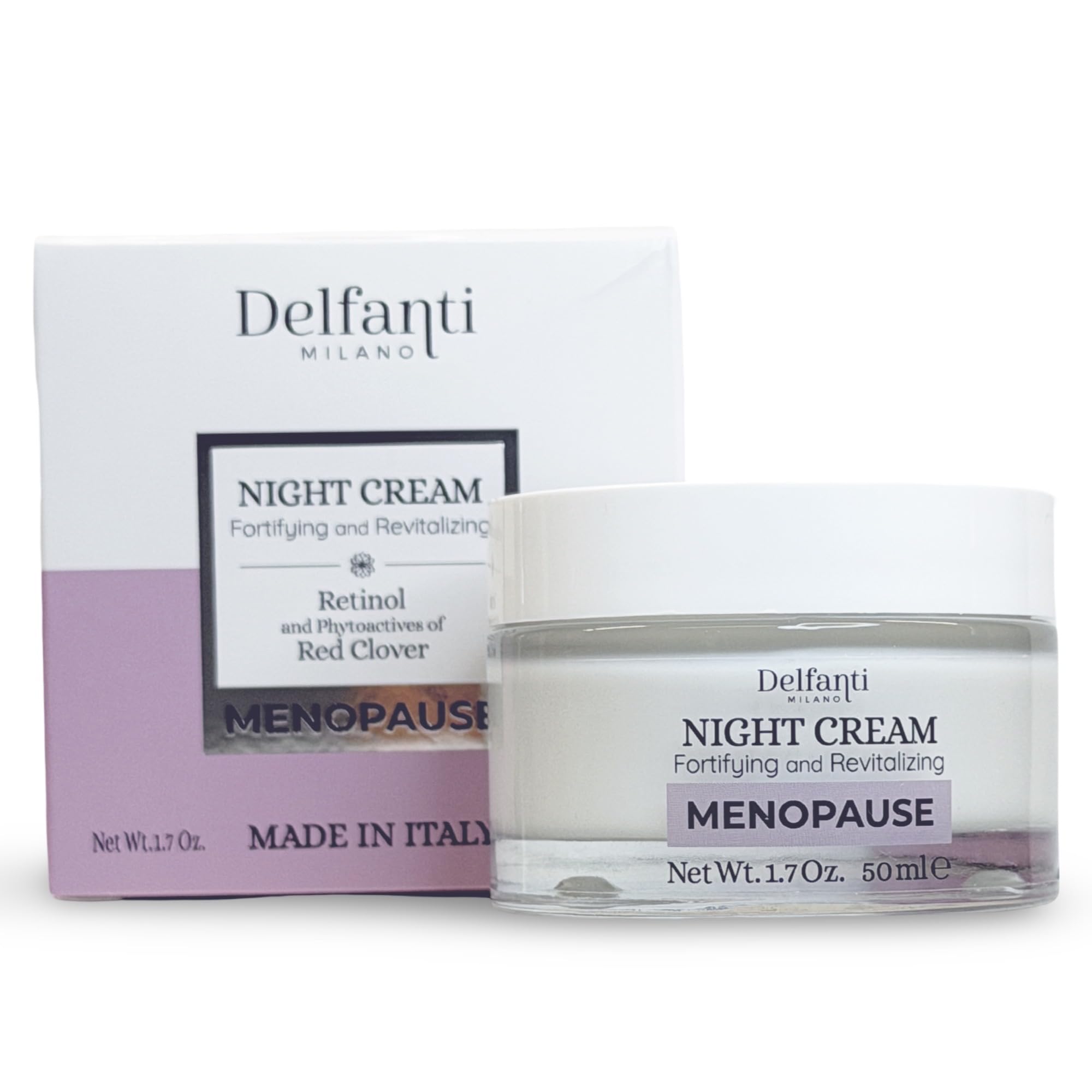 Amazon.com: Delfanti-Milano • MENOPAUSE NIGHT CREAM • for face and